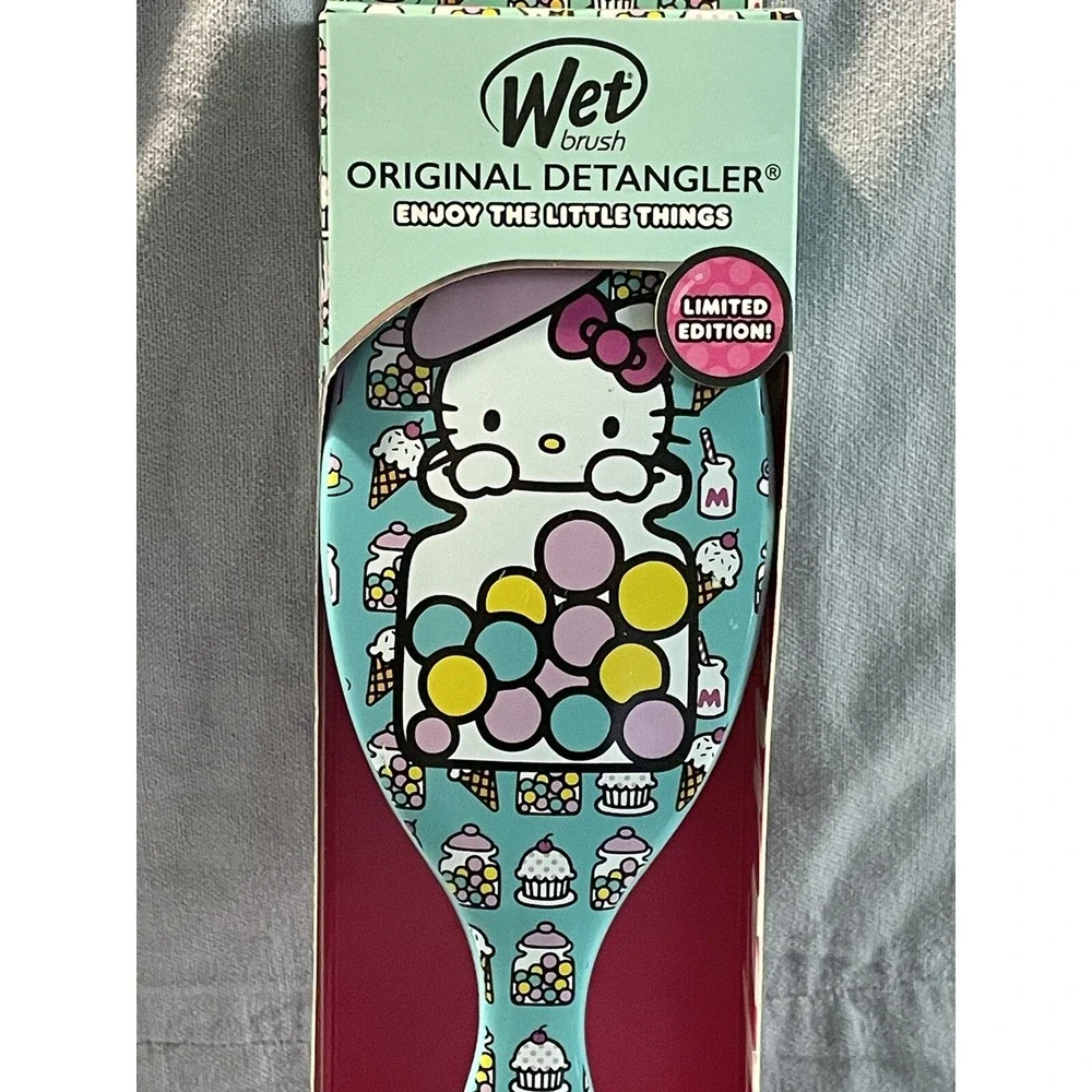 NEW Wet‎ Brush Original Detangler Hair Brush Limited Edition Hello Kitty Candy
